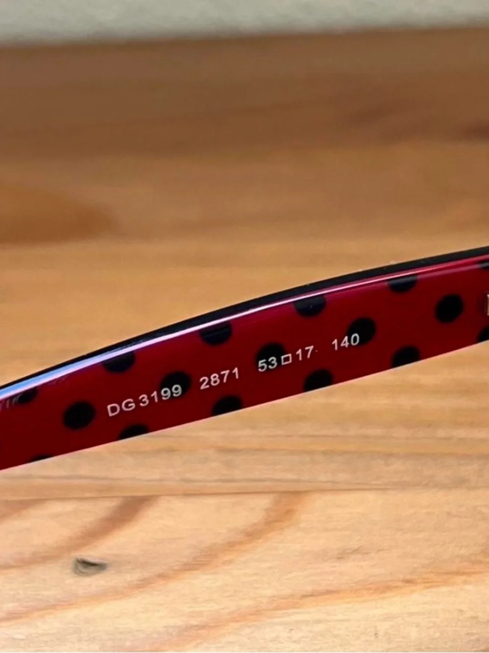 Dolce & Gabbana Black and Red Women's Square Eyeglass Frames